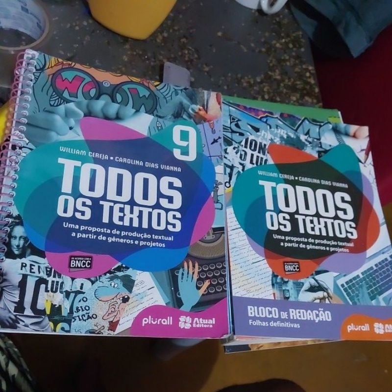 Livro - Todos os Textos 9 BNCC + Bloco de Redação - William Cereja e Carolina Dias Vianna