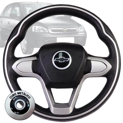 Volante Esportivo Bmw Prata Caravan S10 Blazer Silverado D20