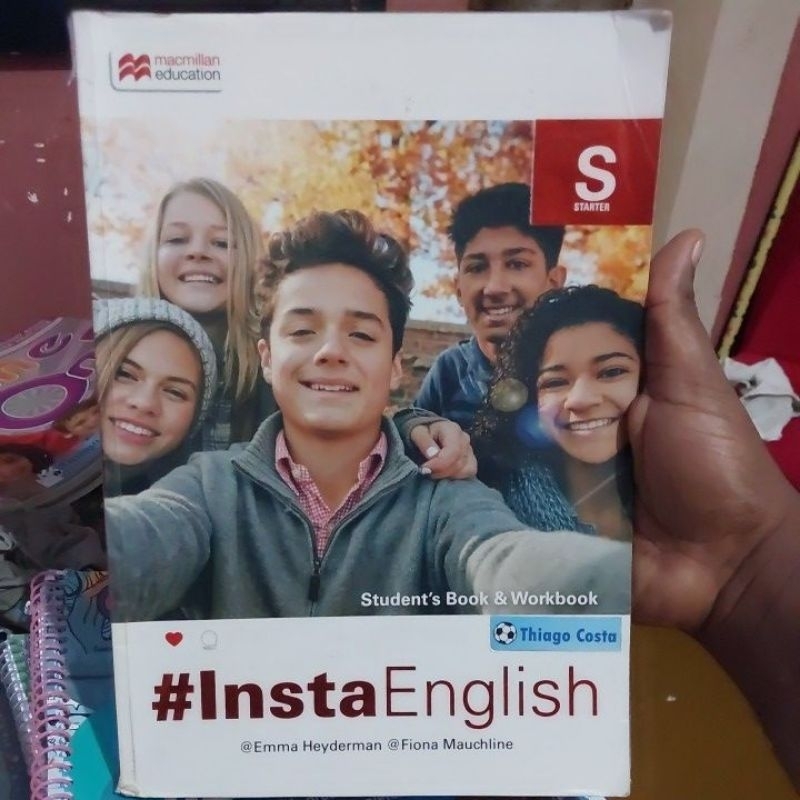 Livro - Insta English S Starter - Student's Book e WorkBook  - Emma Heyderman e Fionda Mauchline