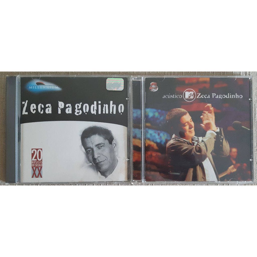 Conj. 02 Cd´s Zeca Pagodinho - Música Samba Pagode