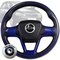 Volante Esportivo Bmw Azul Corsa Premium Maxx Frente montana Meriva Zafira Montana Astra 2001