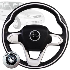 Volante Esportivo Bmw Branco Corsa Corsa Premium Cosa Maxx Corsa Frente Montana Meriva Zafira