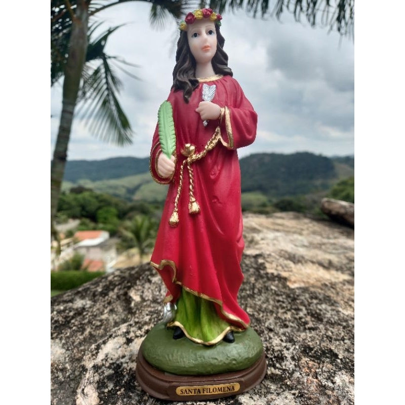 Imagem Santa Filomena 20Cm. Resina.