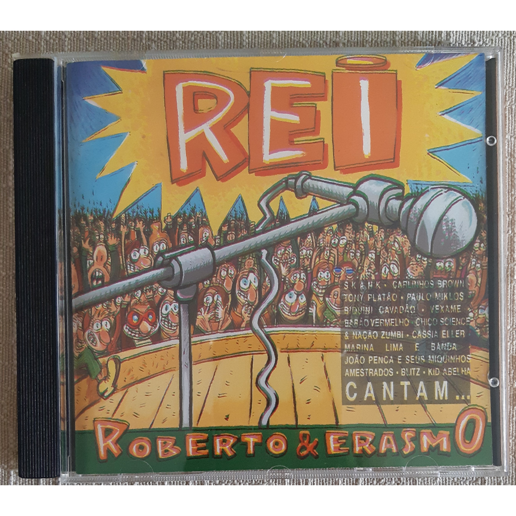 Cd Rei - Cantam Roberto E Erasmo - Música Mpb