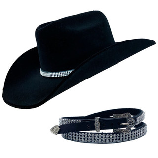 Chapéu Country Americano Bandinha Premium Cowgirl Rodeio Barretos Sertanejo Feminino
