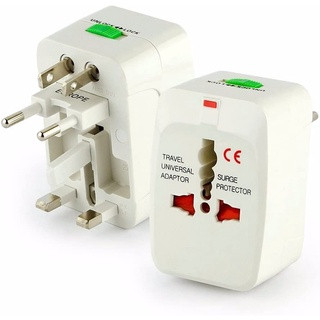 Adaptador Tomada Universal Branco Padrão talia França Orlando Japão China