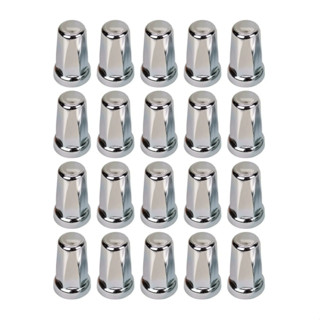 20 Capa Porca Belga Cromada Roda 27 32 33mm Caminhao Volvo