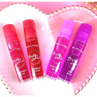 Brilho Labial Frutas Roll-on Bella Femme