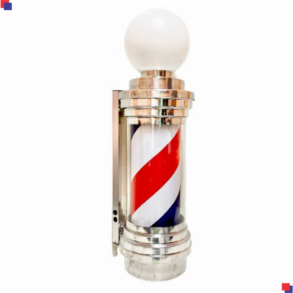 Barber Pole Big Luminária de Barbearia Poste de Barbeiro 110W 220W