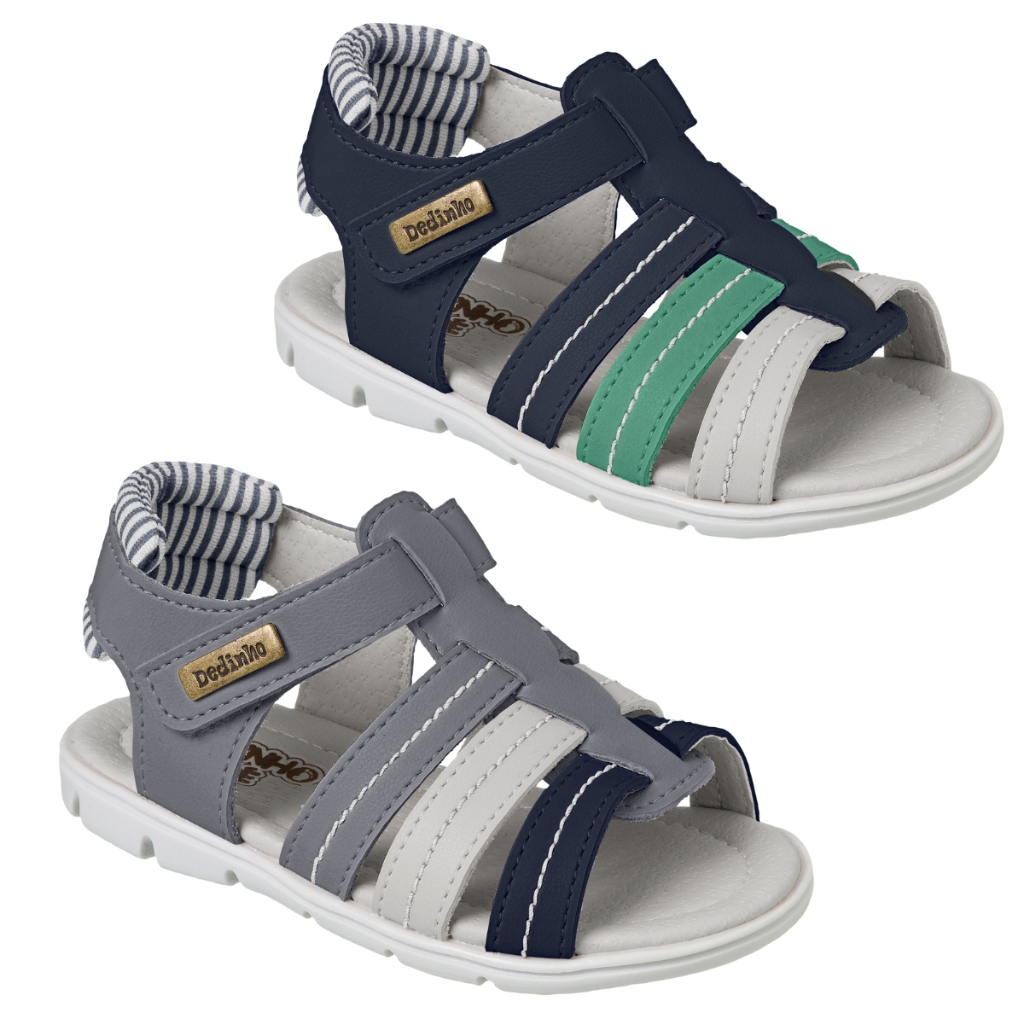 Sandália Infantil Masculino Papete Menino Infantil Conforto