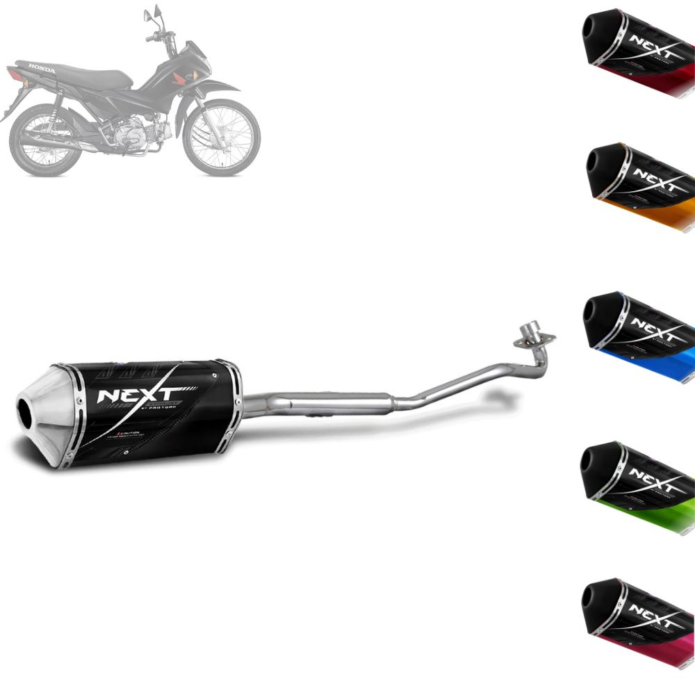 Escapamento Escape Pro Tork Next Para Moto Pop 110 2016 2017 2018