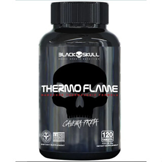 Thermo Flame Black Skull Termogênico - 120 Capsulas