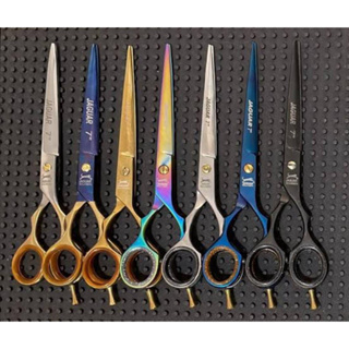 Tesoura  Barbeiro Cabelereiro Profissional Corte Fio Navalha/Laser/Dentada em Oferta na Shopee