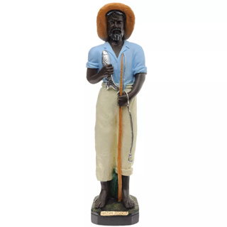 Imagem Martim Pescador 23 cm Gesso Escultura Umbanda em Oferta na Shopee