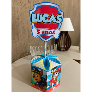 12 Centros de mesa patrulha canina