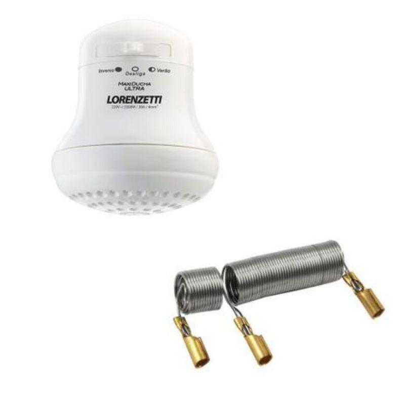 Resistência Mix  Ducha 5.500W 127V Ou 220V Bello Banho Jet Set Mix Banho Big Banho Relax Luxo Jet Set