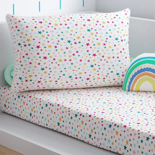 Lençol Solteiro Avulso 0,88cm x 1,88m x 0,20cm Com Elástico Microfibra Estampada