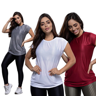 Camiseta Baby Look Dry Fit Feminina academia malhação corrida caminhada esportes