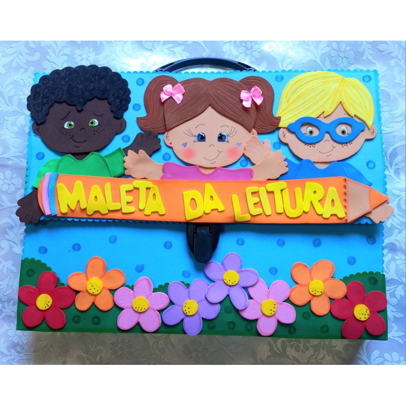 Maleta Crianças I - | Maleta Viajante Escolar | Recurso Pedagógico Educação Infantil