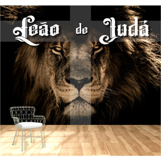 Papel de Parede Leão de Judá Sala Paisagem Adesivo de Parede Back Drop im0141