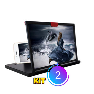 2 Amplificador De Imagem Da Tela Do Celular Lupa 3D Promoção