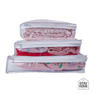 Kit 4 Organizadores Transparentes de Malas Multiuso
