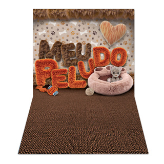 Fundo Fotográfico Pet Shop Em Tecido PN-01174 em Oferta na Shopee