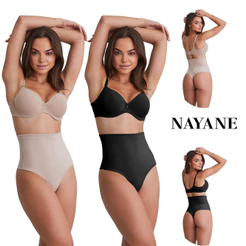 Calcinha Feminina Efeito Redulip Fio Dental Nayane Rodrigues Modeladora Cintura Alta Nao Marca