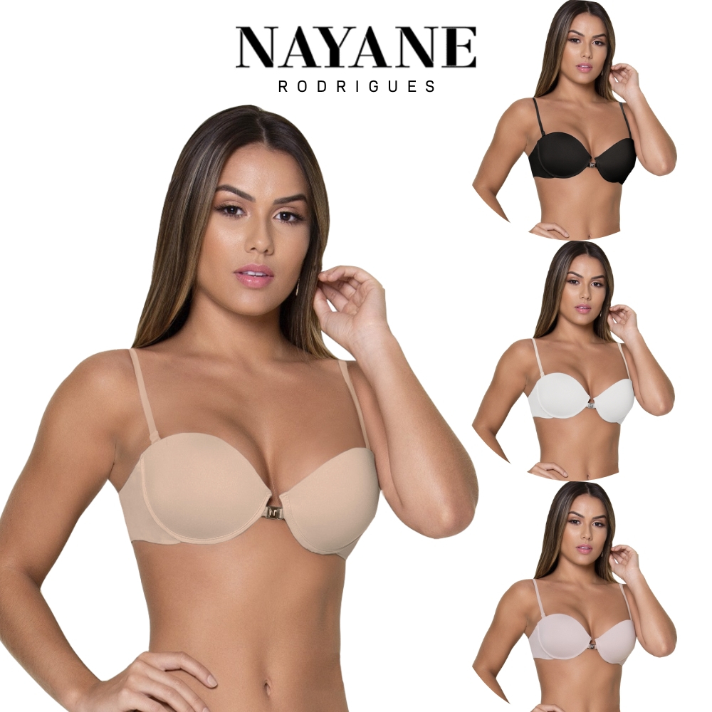 Sutia Sutien Tomara que Caia Com Aro Costa em Silicone Alcas Removiveis e Ajustaveis Com Bojo em Oferta na Shopee