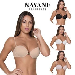 Sutia Sutien Com Bojo Tomara Que Caia Com Fecho Frontal e Alcas Ajustaveis e Removiveis em Silicone
