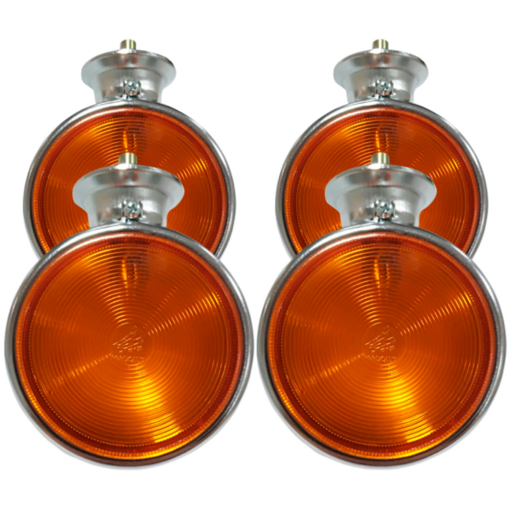 Kit 4 Unidades Lanterna Cromada Foguinho Maria Bojuda Carcaça Ferro Para Caminhão em Oferta na Shopee