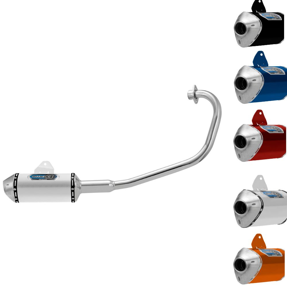 Escapamento Escape Moto Pro Tork Mini 3 Fan 160/ Cargo 160/ Start 160 2016 2017 Curva Cromada em Oferta na Shopee