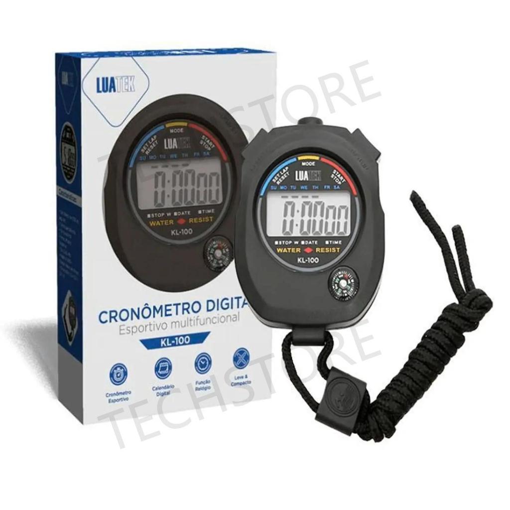 Cronômetro Digital Esportivo Luatek KL-100 em Oferta na Shopee