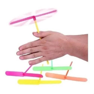 Pirocóptero 10 Unidades - Brinquedo - Giro Hélice - Girocóptero - Super Hélice