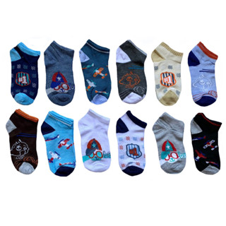 Kit 12 pares Infantil Masculino Soquete