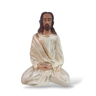 Imagem Jesus Cristo Meditando (22 cm) Envio Rápido Gesso | Deluxe Presentes em Oferta na Shopee