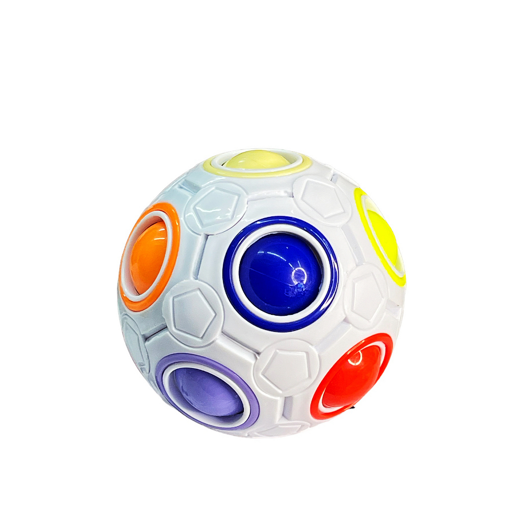 Bola Mágica Brinquedos 3D Sensorial Pop It Anti Stress Cubo Mágico Rainbow Magic Cube Plástico