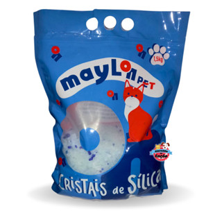 Areia Higiênica para Gatos Cristais de Sílica Maylon Pet 1,5 kg