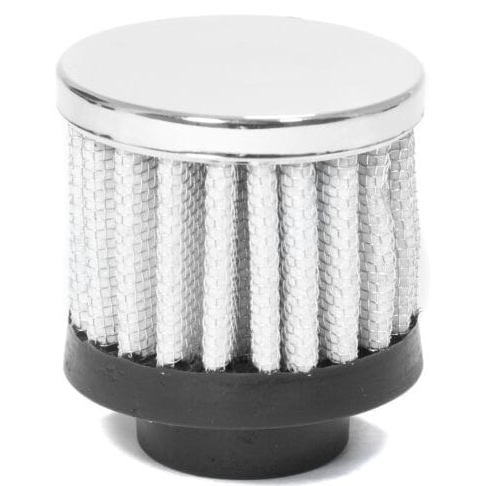 FILTRO PARA RESPIRO DE ÓLEO UNIVERSAL RC118BR BRANCO EM TECIDO GOL VOYAGE FUSCA SANTANA DEL REY MONZA ASTRA PASSAT  RC118 BRANCAPRETA