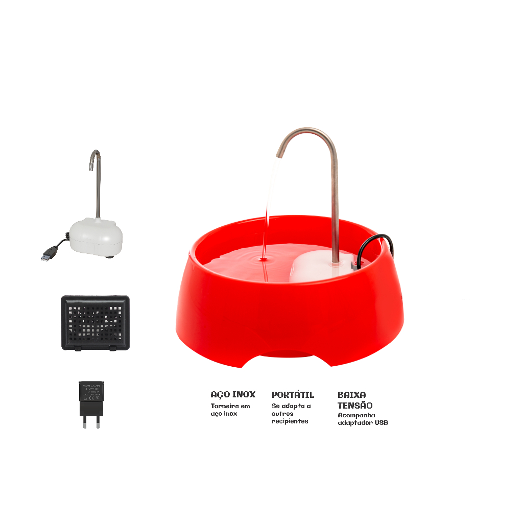Fonte Bebedouro para Gatos Aqua Mini Amicus