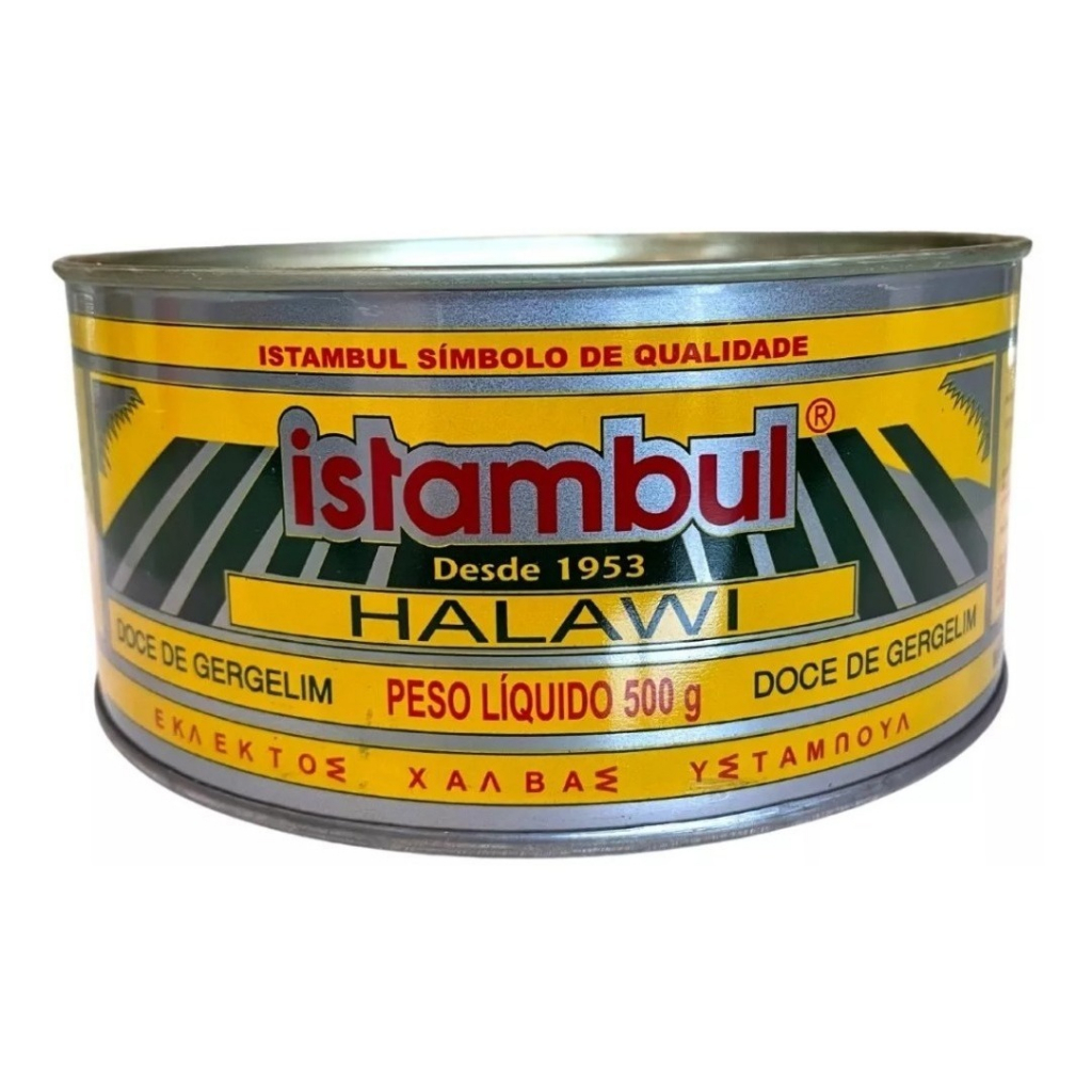Doce de Gergelim Halawi Tradicional Istambul 500g Original