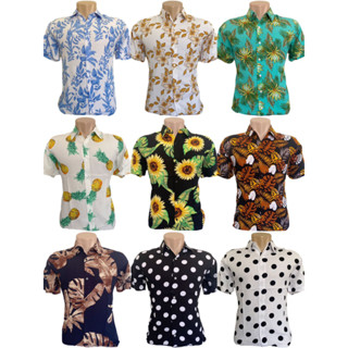 Camisas Social Floridas Masculinas Confortável Havaiana Estampadas