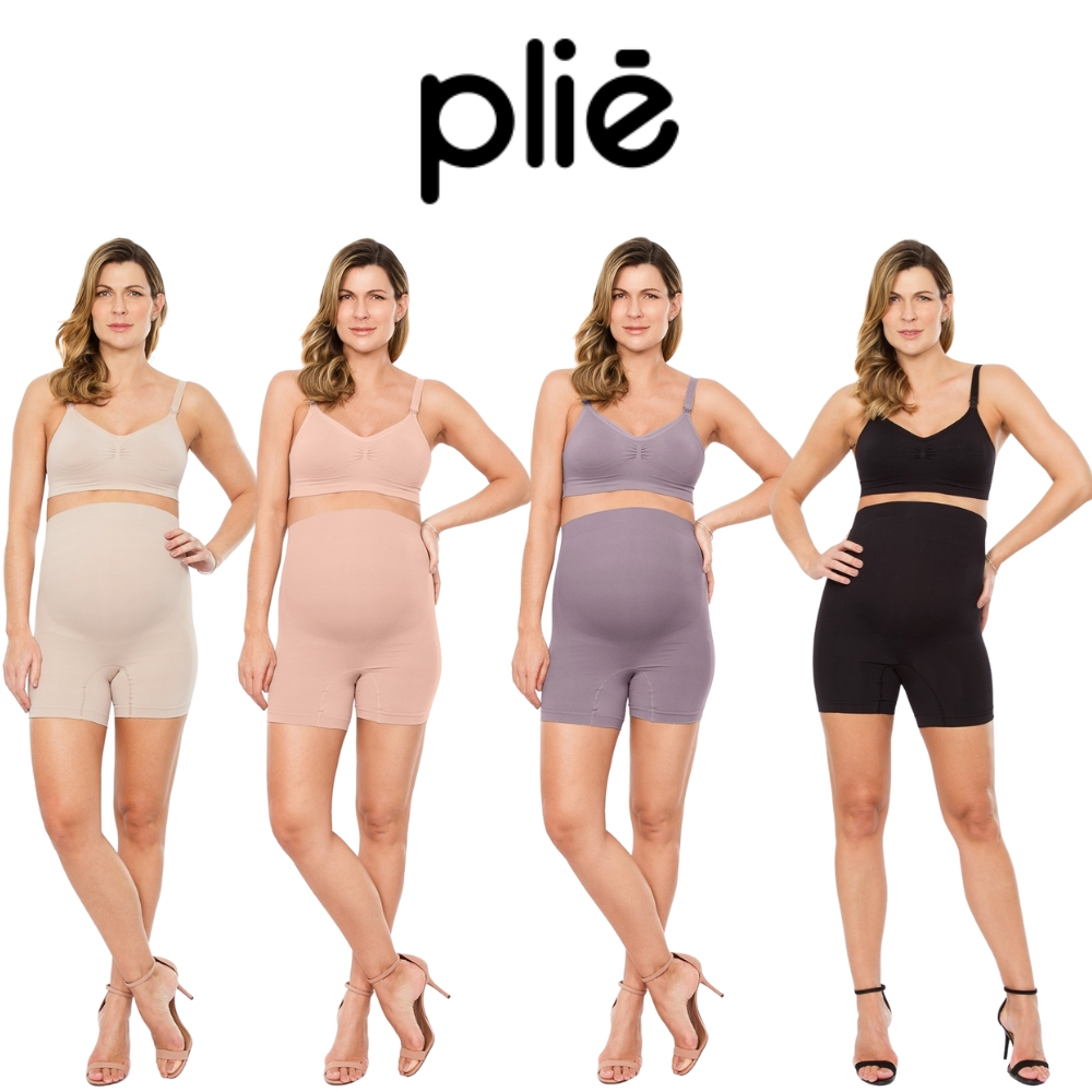 Cinta Calcinha Alta Plié Cavada E Cos Largo Confortável Sem Costura Para Gestante Gravida em Oferta na Shopee