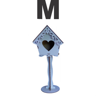25 Casinha De Passarinho M Mdf Branco Decoração Festa em Oferta na Shopee