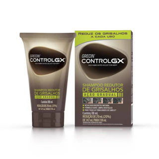 Shampoo Redutor de Grisalhos Control Gx Grecin 118ml em Oferta na Shopee