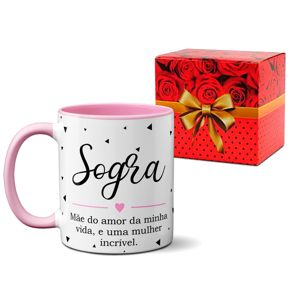 Caneca Sogra Mãe Do Amor Da Minha Vida, Mulher Incrível! em Oferta na Shopee