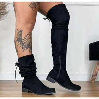 Bota Over cano longo bota até o joelho