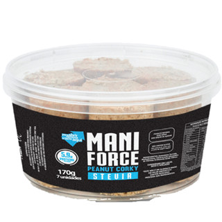 Paçoca de Amendoim Rolha Maniforce Zero Açúcar 170g / 07un