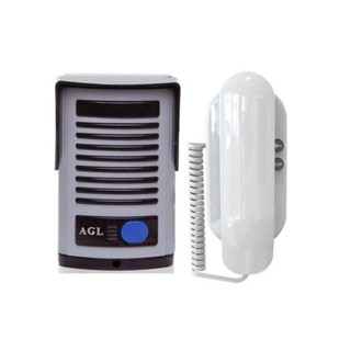 Kit Interfone Porteiro Eletrônico Universal Agl P-10s Bivolt