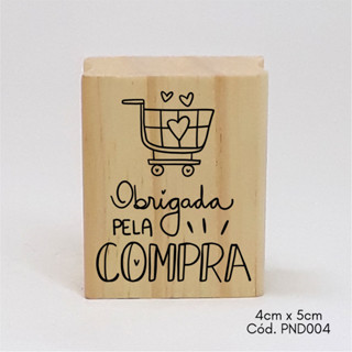 Carimbo decorativo para decorar embalagem caixa envelope sacolas kraft e tags